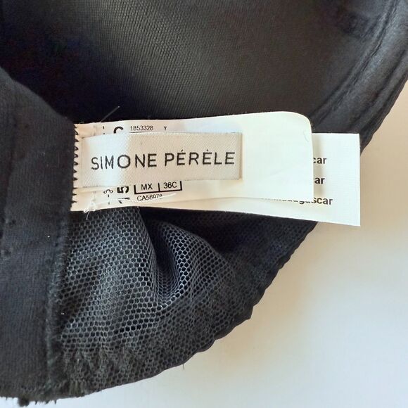 NWT Simone Perele 1948 Collection Limited Edition Padded Demi Bra Black Size 36C - Picture 13 of 15